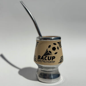 Mate de Aluminio con cuero